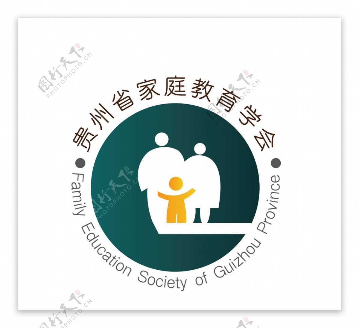 家庭教育学会LOGO设计提案图片