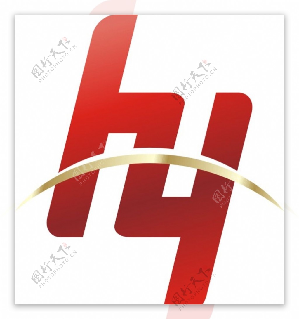 H字母logo设计图片