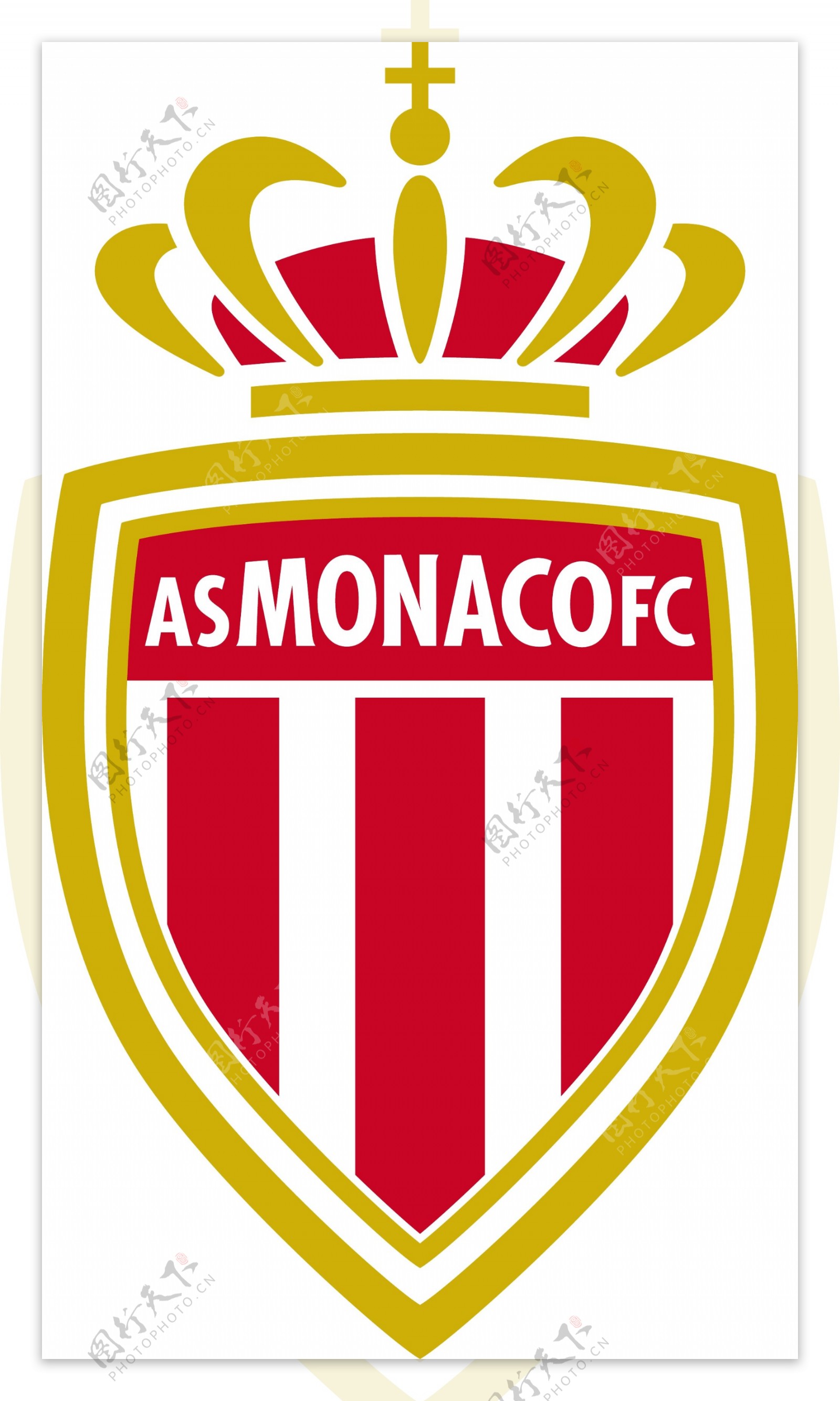 摩纳哥足球俱乐部徽标图片