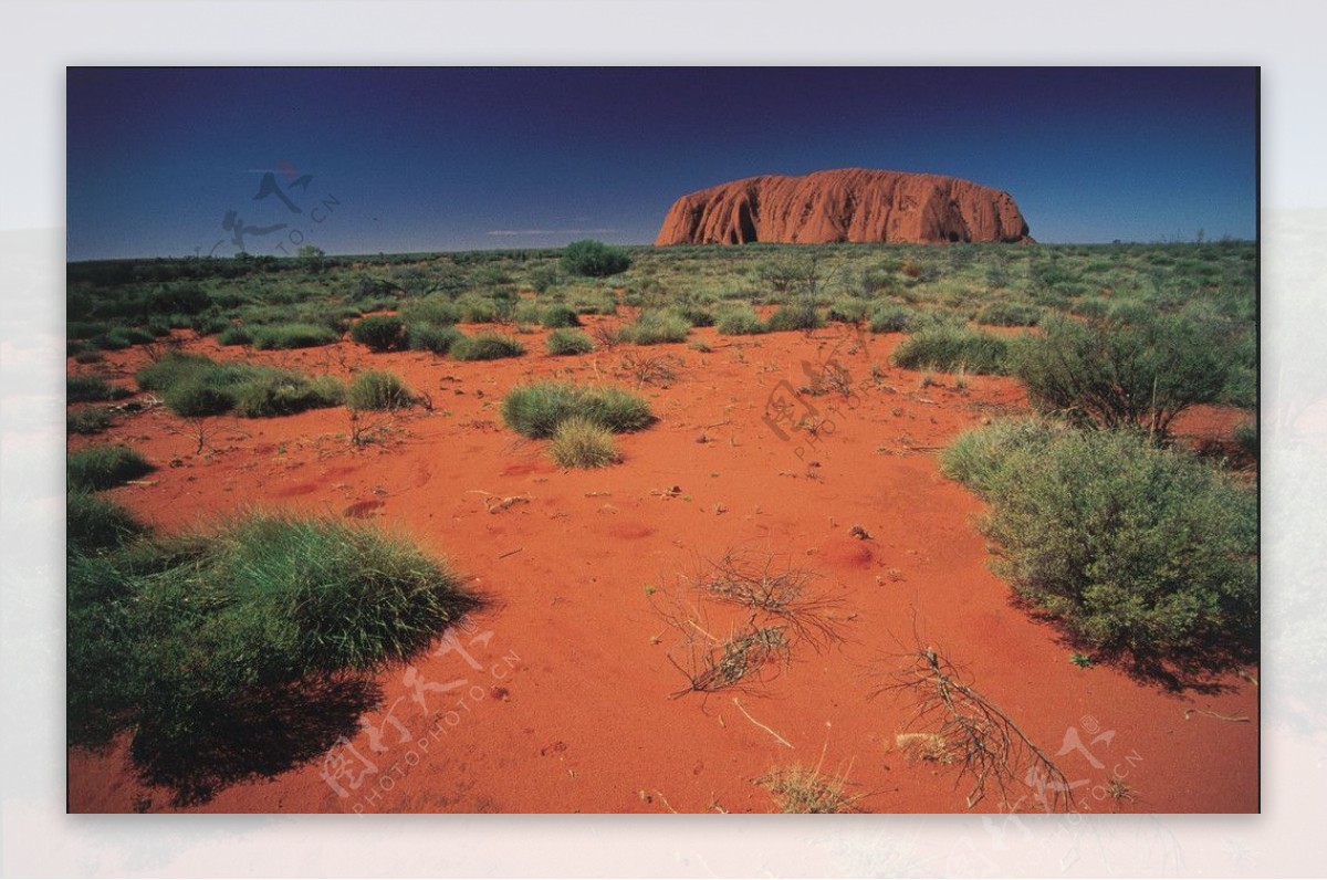 艾尔斯岩澳大利亚最大的石头红AYERSROCK图片