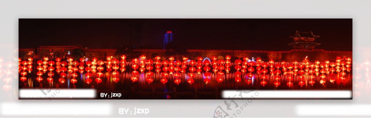 荆州灯展图片