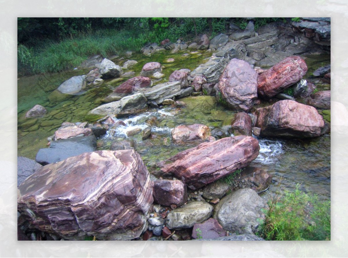 石头河水图片
