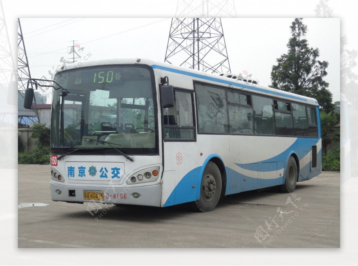 南京公交车图片