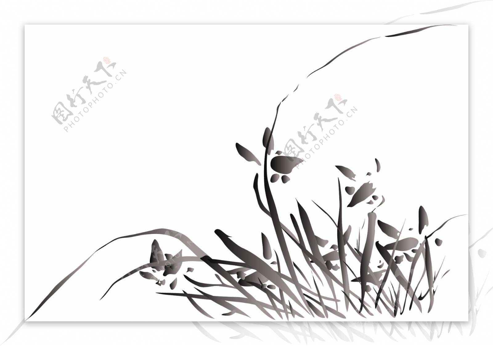 矢量梅兰竹菊图片