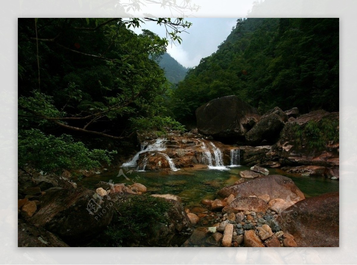 福建大安源黄冈山大峡谷图片