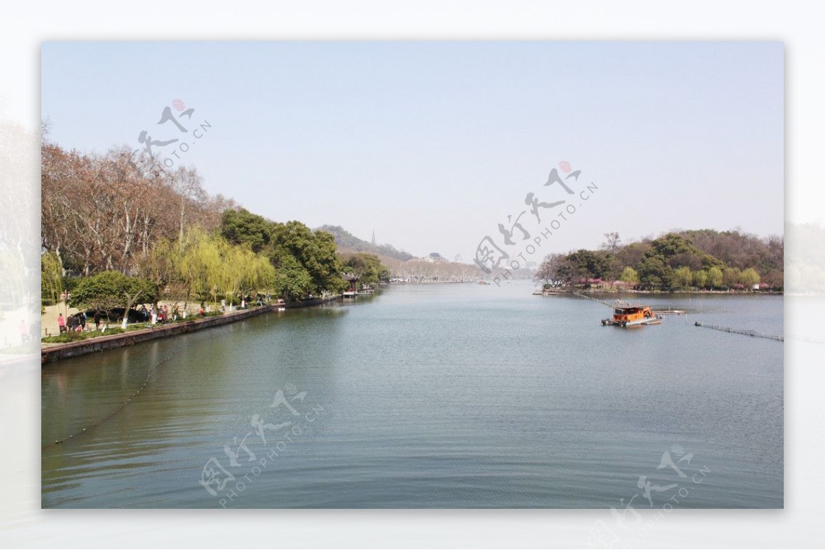 杭州西湖里湖图片