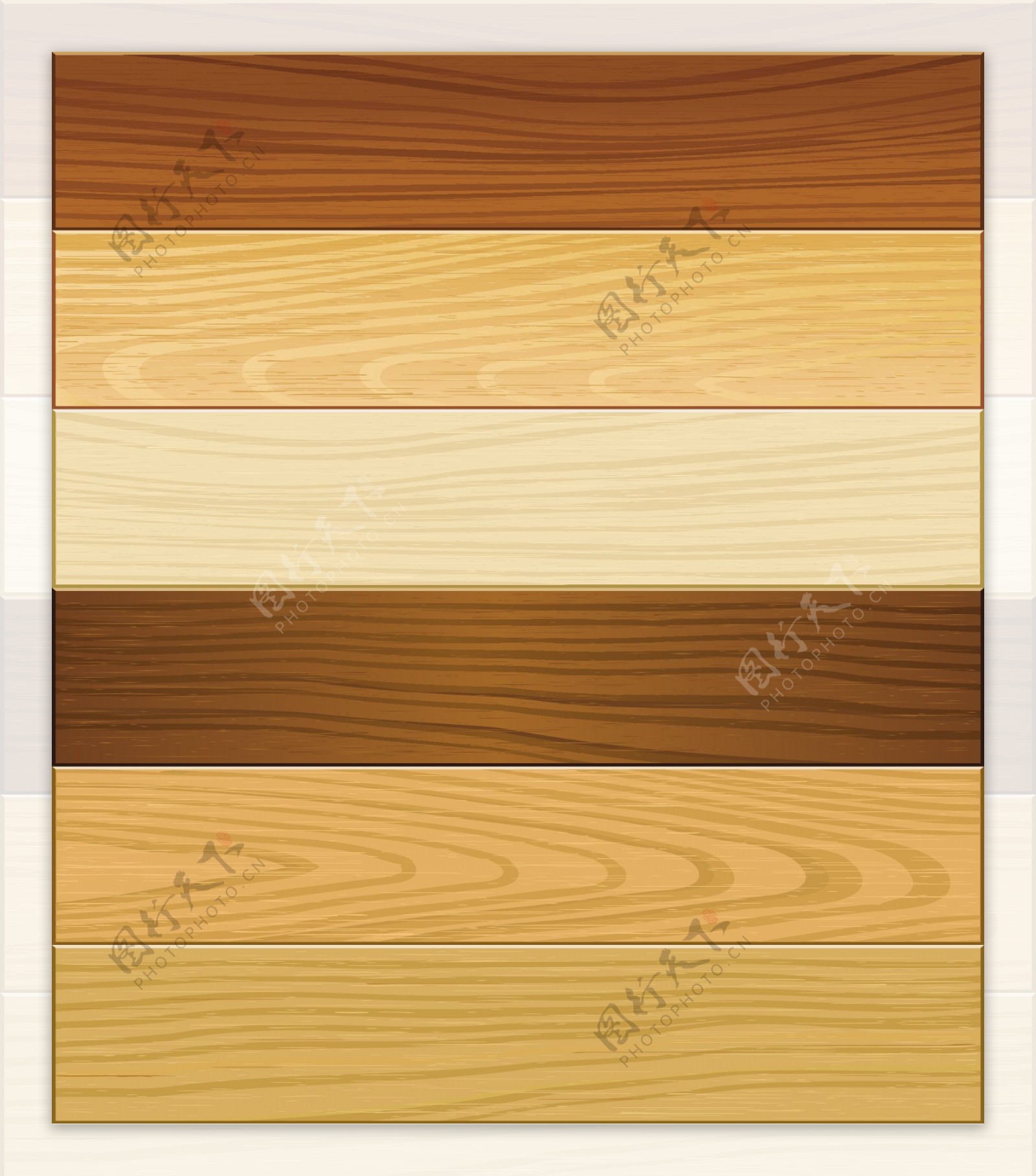木纹木板木地板矢量图片