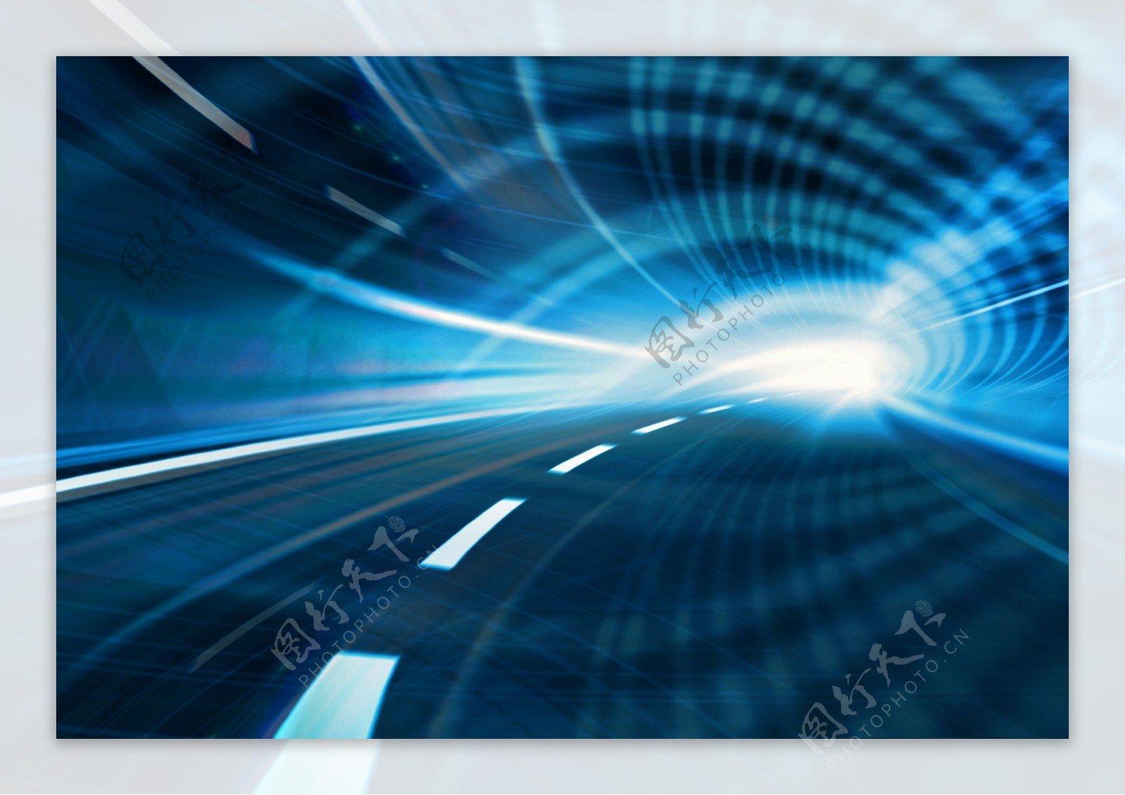 光线公路隧道背景图片