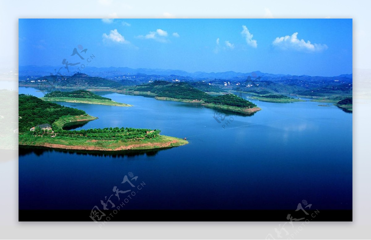 长寿湖景色图片