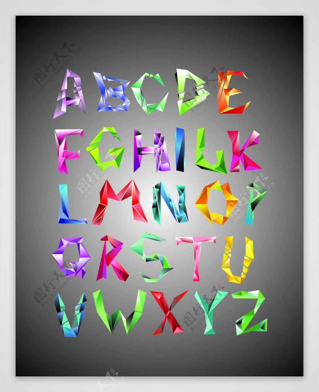 创意造型字母图片