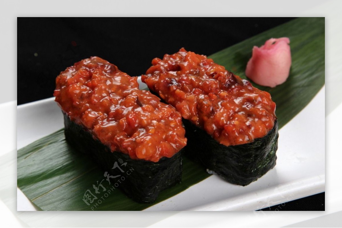 八爪鱼沙律寿司图片