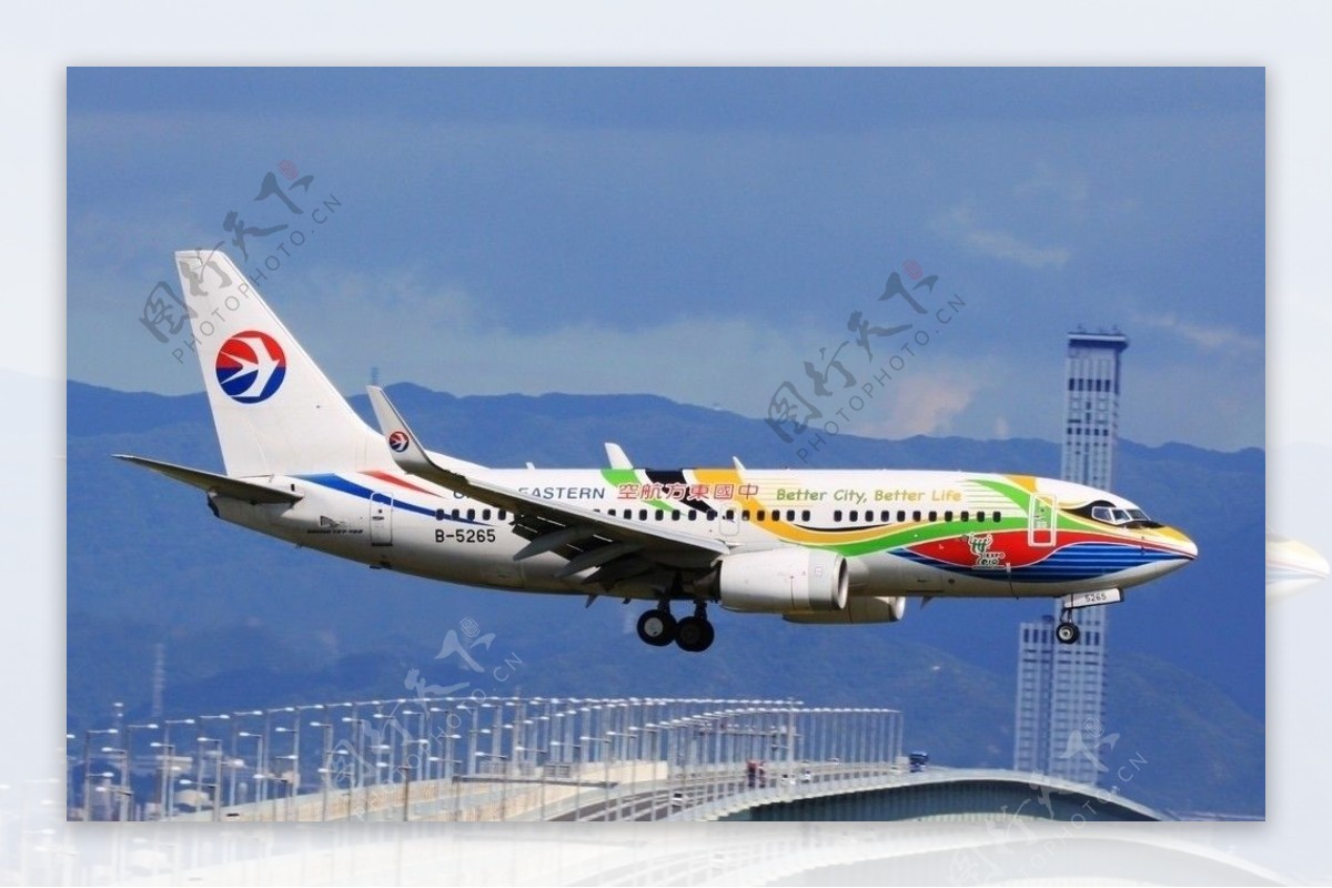 中国东方航空世博涂装图片