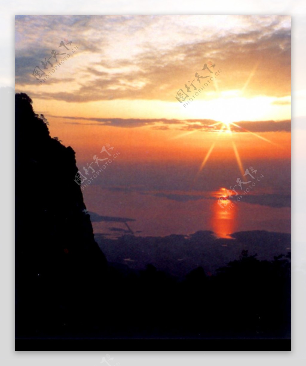 江西庐山和鄱阳湖图片