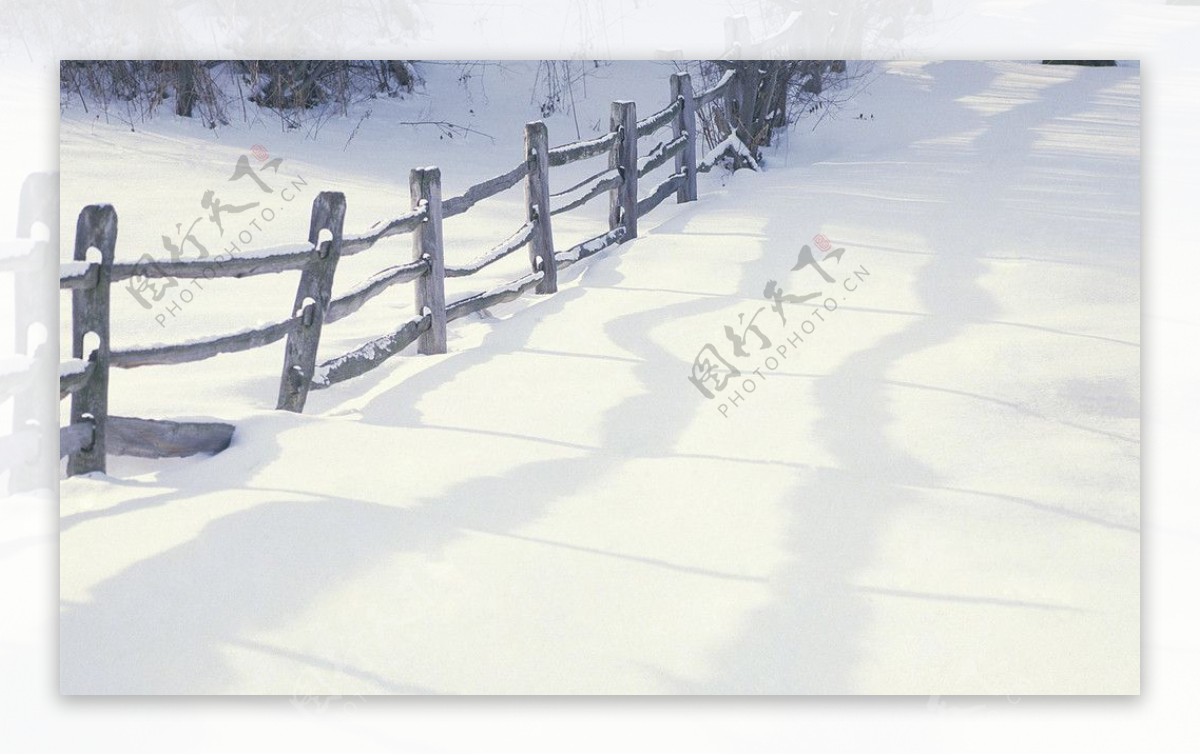 高清雪景图图片