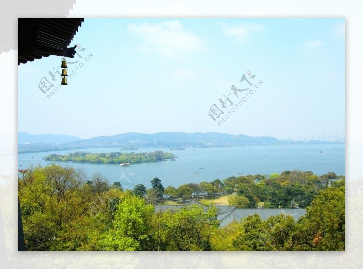 杭州西湖远景图片