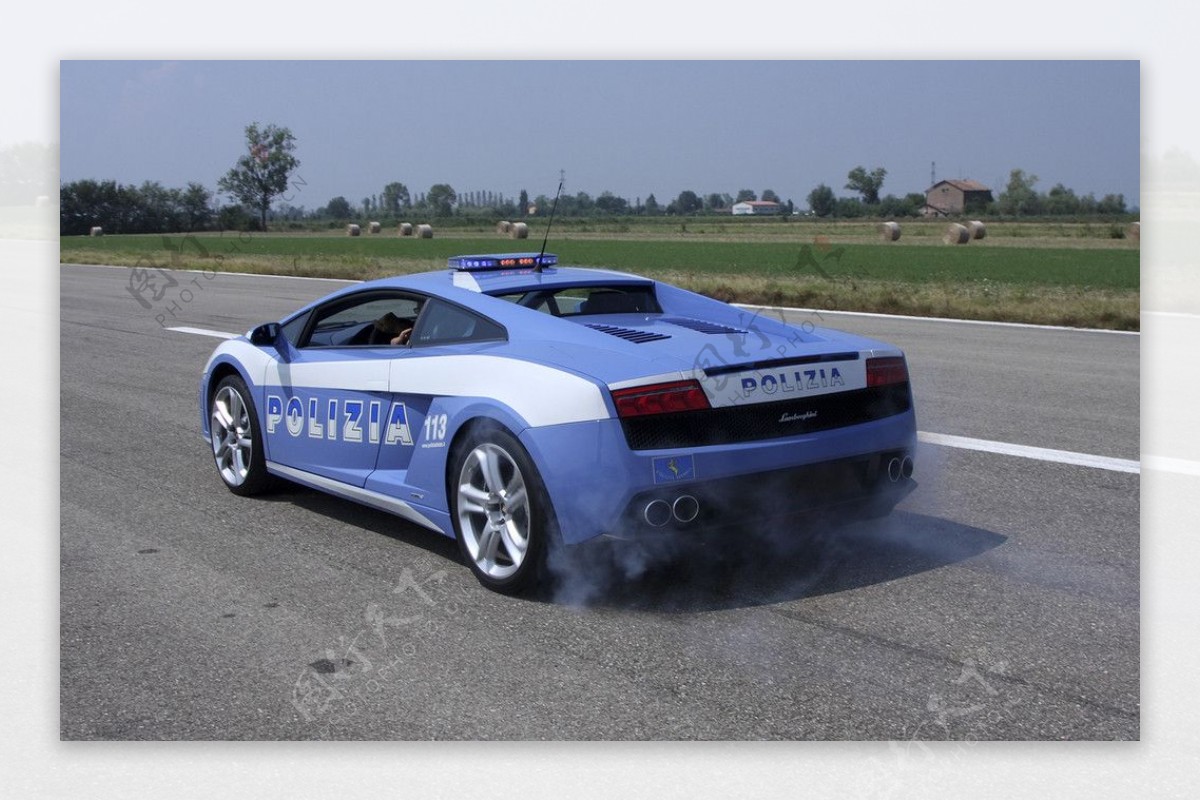 兰博基尼Aventador警车高清桌面壁纸：宽屏：高清晰度：全屏