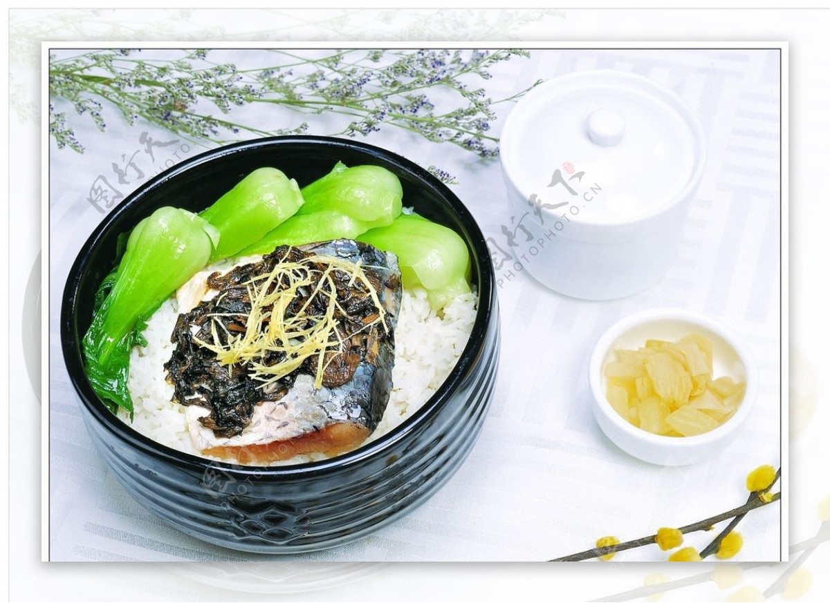 梅菜干鲩鱼饭图片