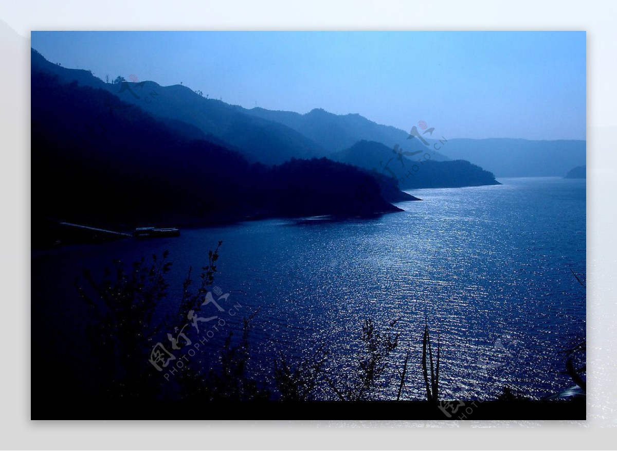 南山湖图片