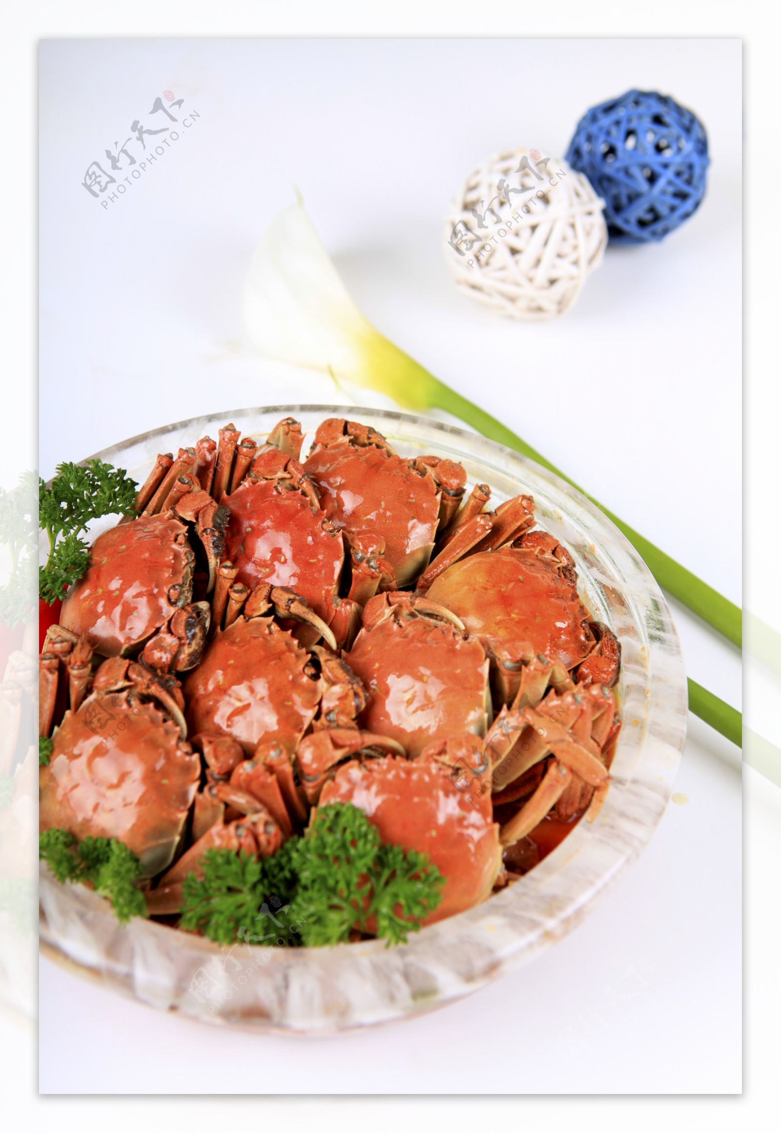 水晶软烤螃蟹图片
