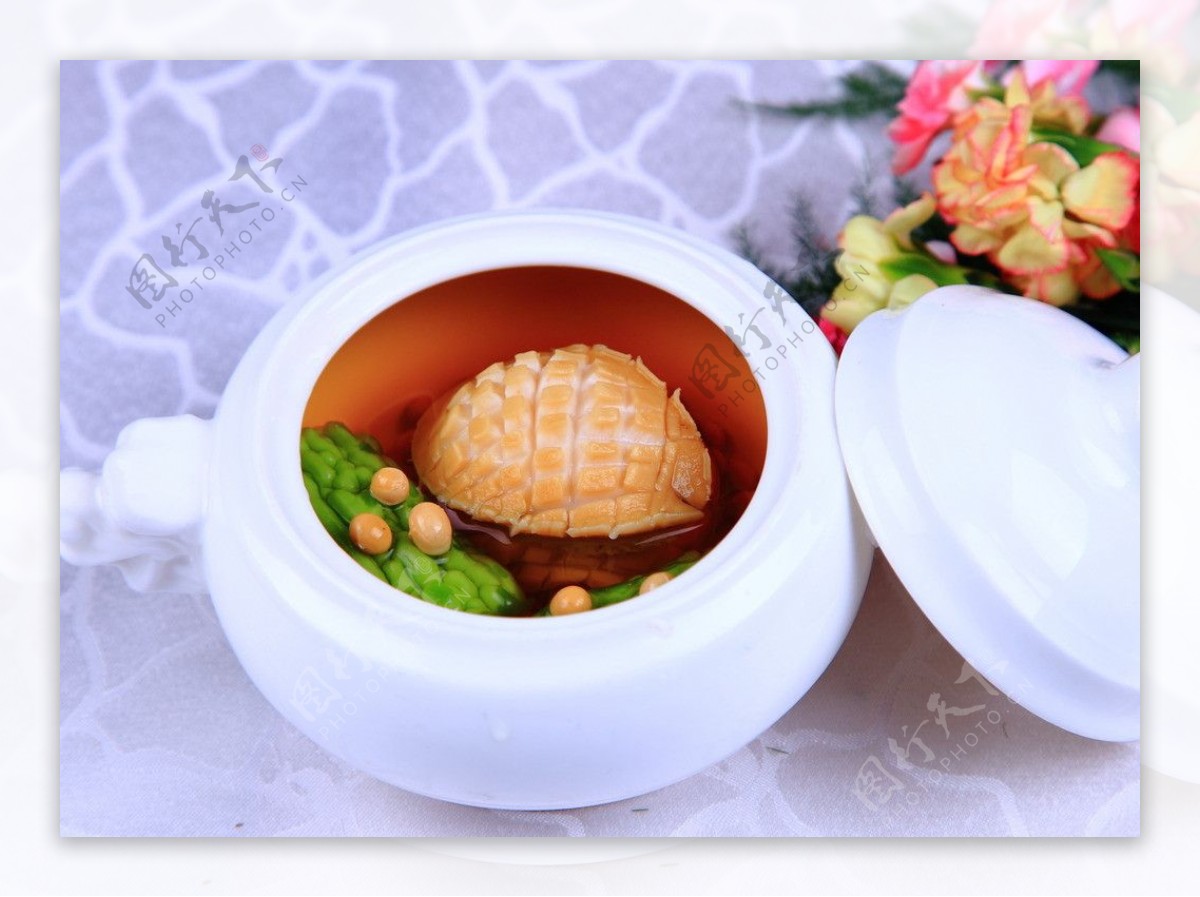 凉瓜炖鲍鱼图片