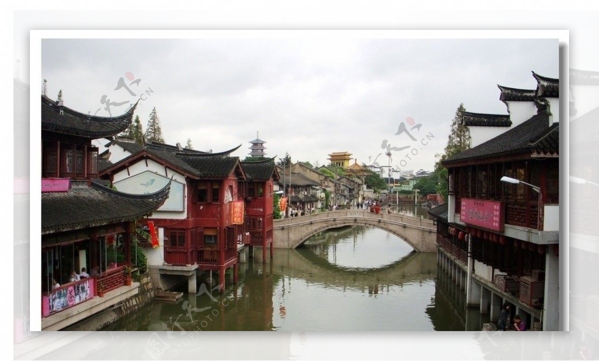 上海塘桥老街风貌图片