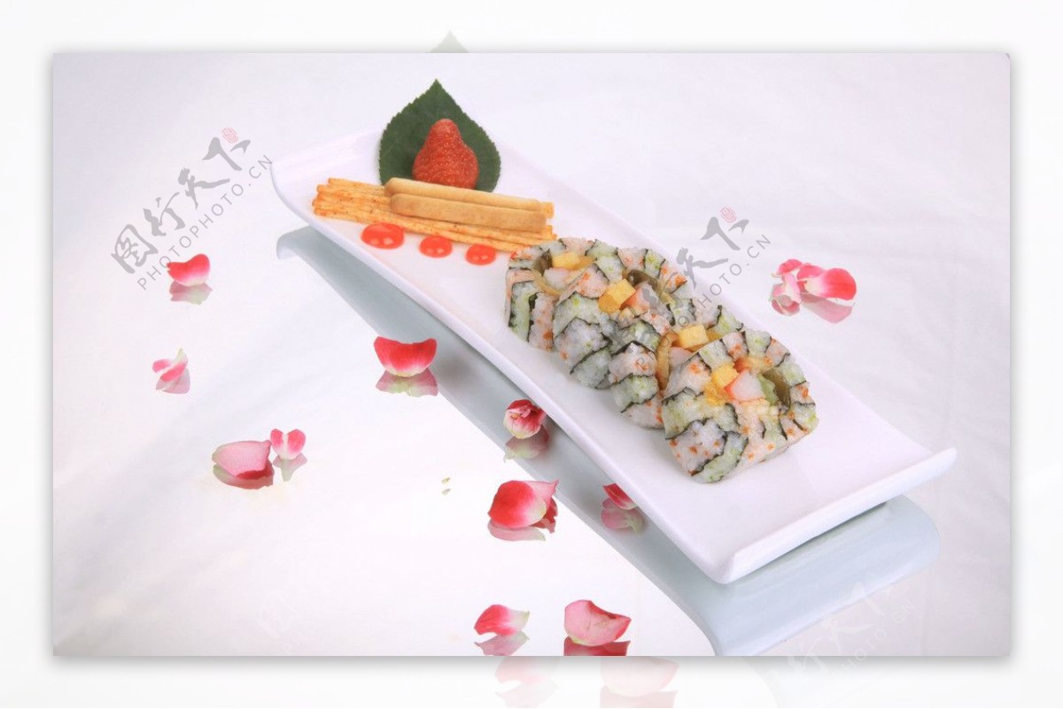樱花卷寿司图片
