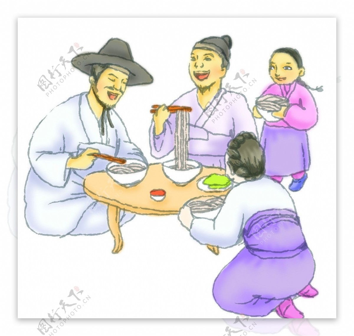 韩国插画图片