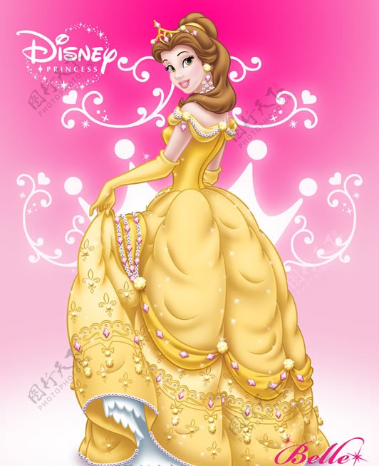 珠光宝气贝儿公主最新迪士尼海报图片