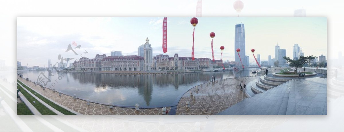 亲水平台和津湾广场图片