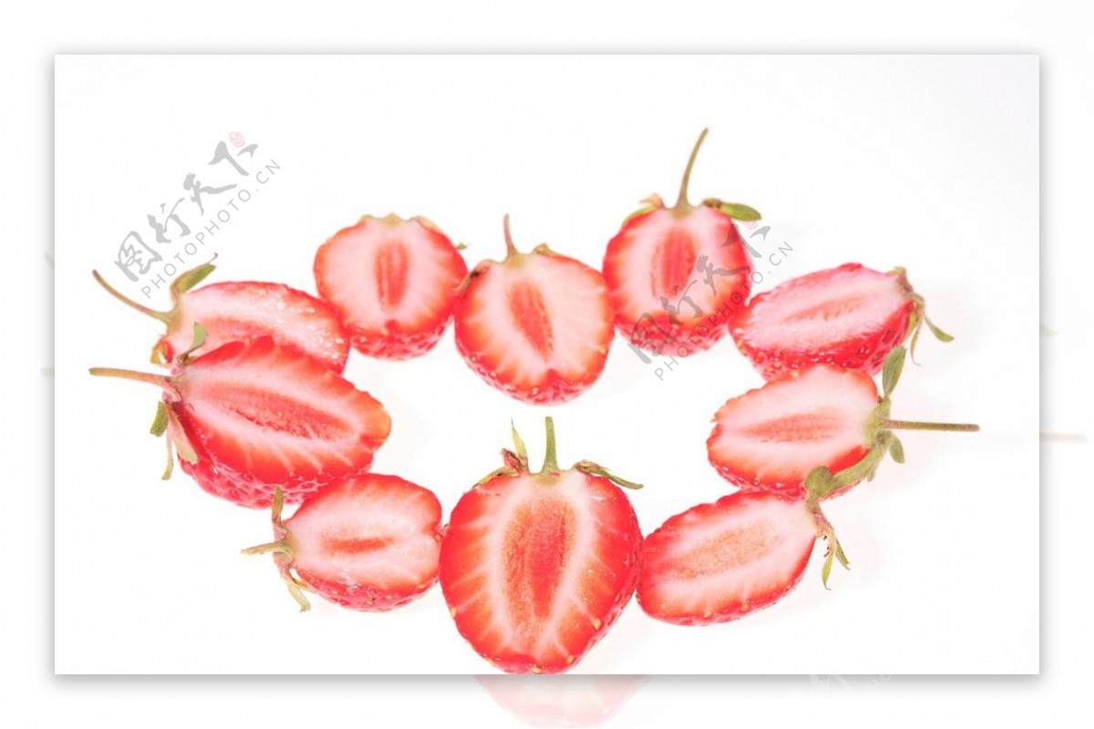 心型草莓图片素材-编号13762047-图行天下