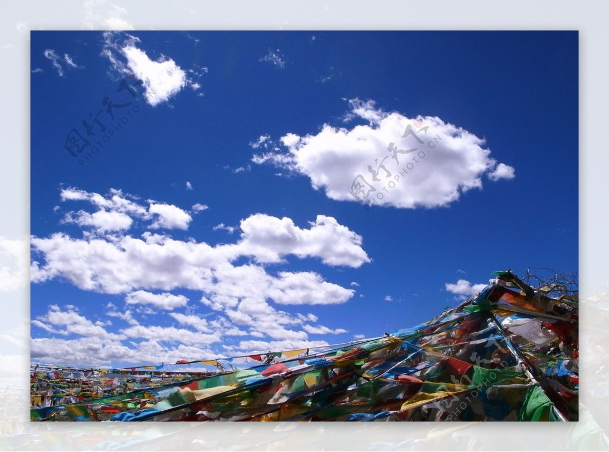 西藏风马幡图片