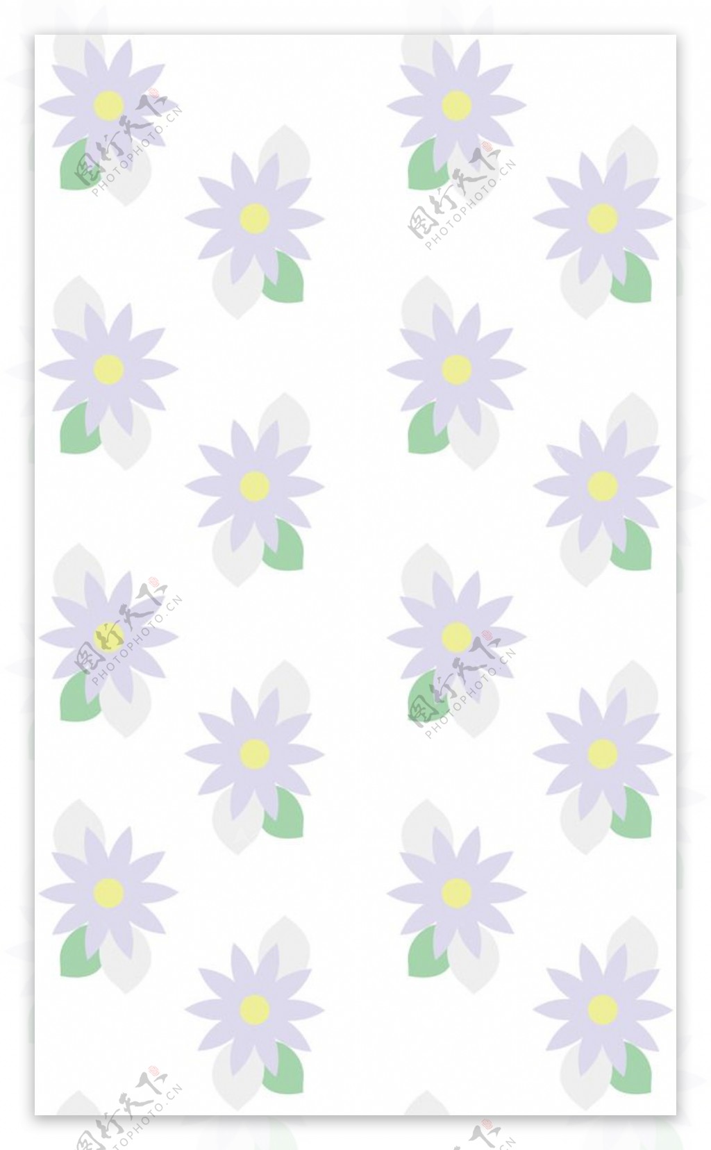 印花面料花纹背景简洁花卉图案图片