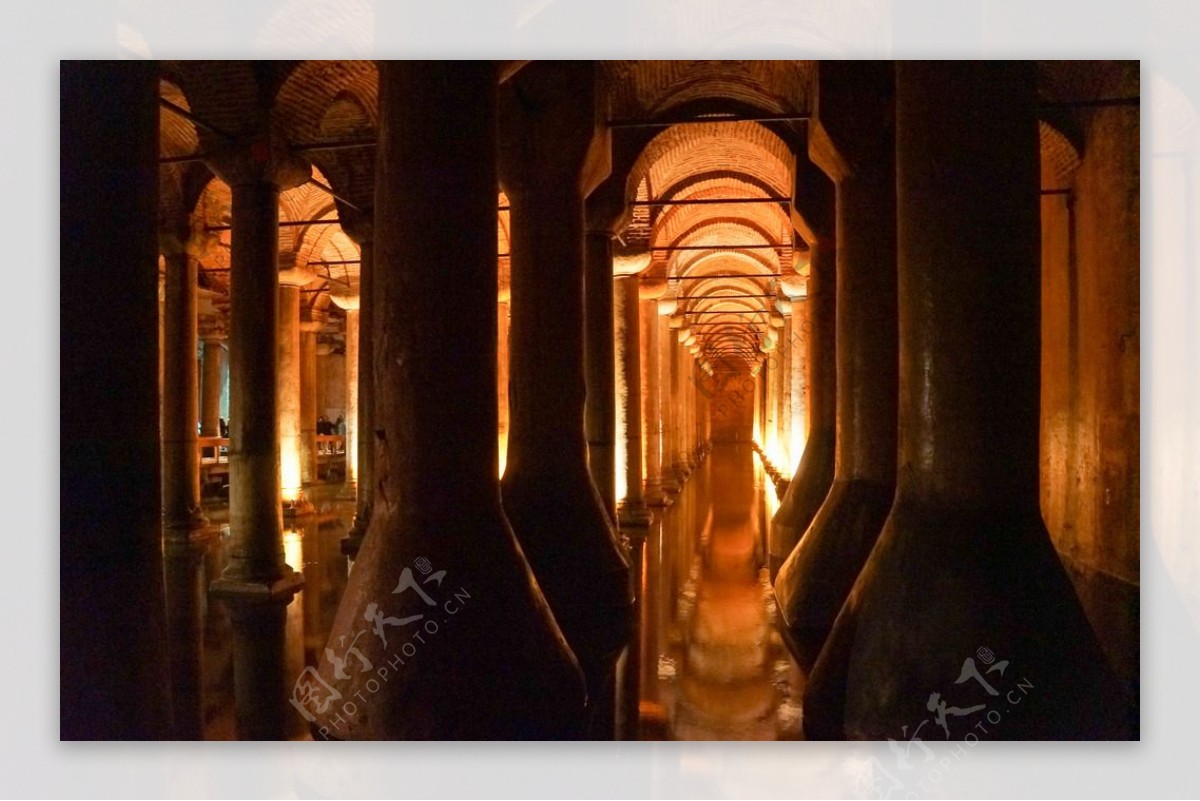 土耳其地下水宫殿图片