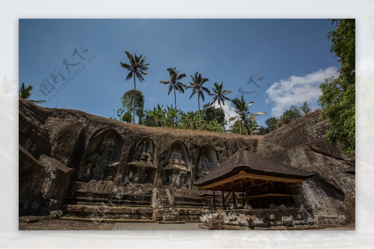 巴厘岛最大的石窟图片