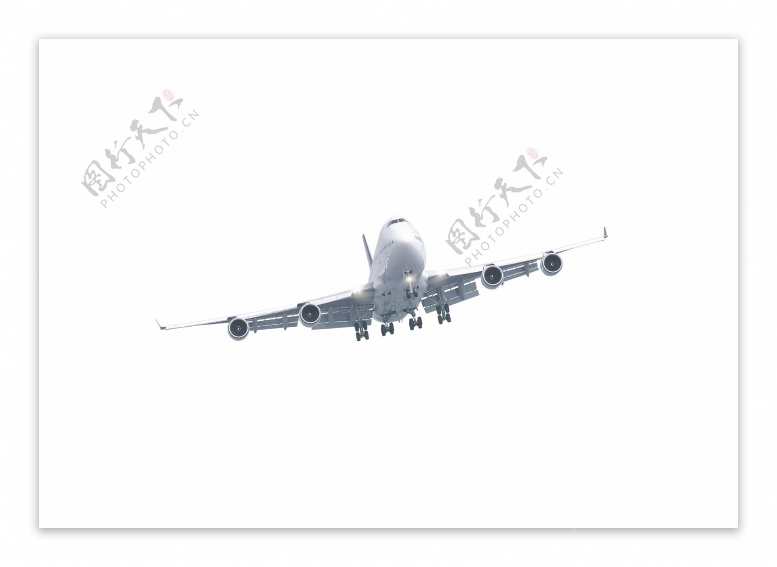 飞机波音747起图片