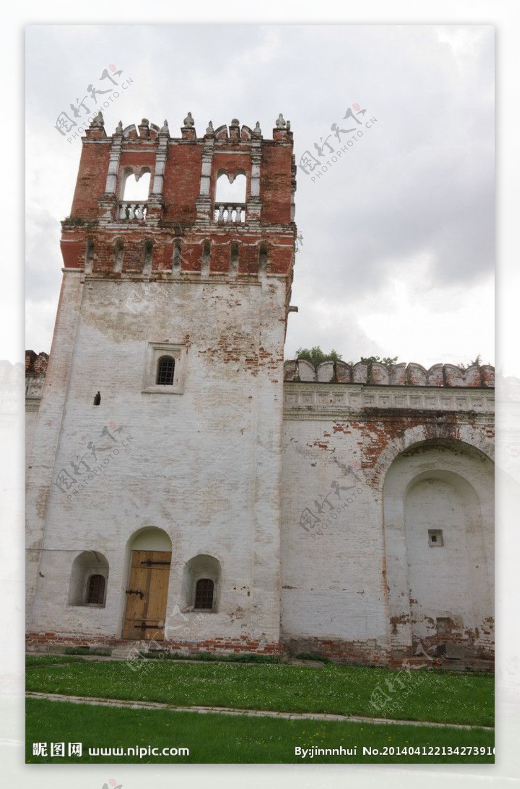 欧洲古建筑城堡遗迹图片