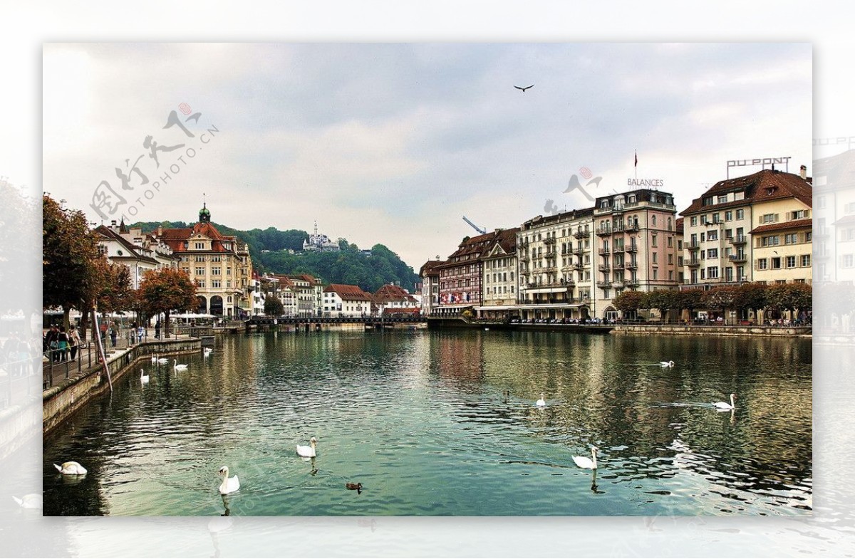 瑞士卢塞恩市景图片