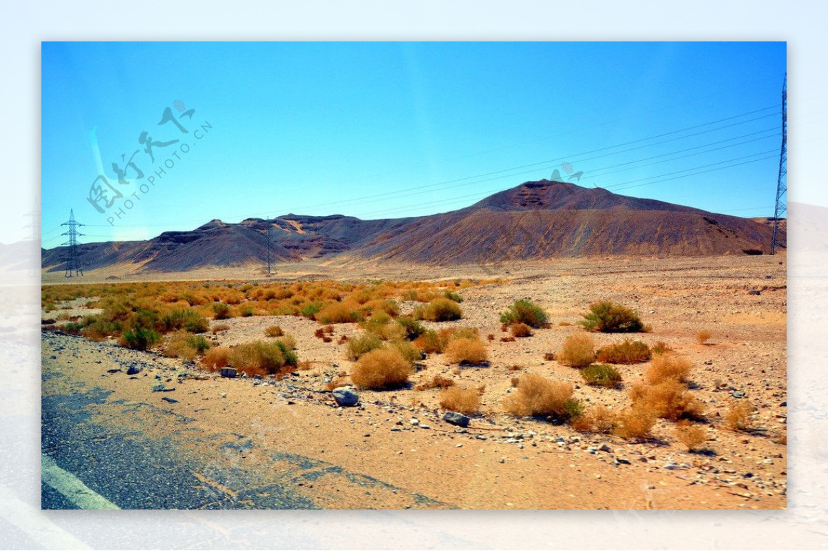 埃及公路沙漠图片