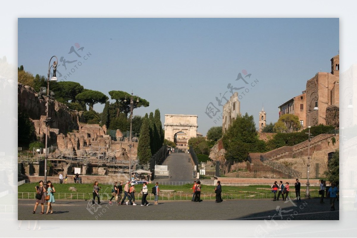 古罗马建筑群图片