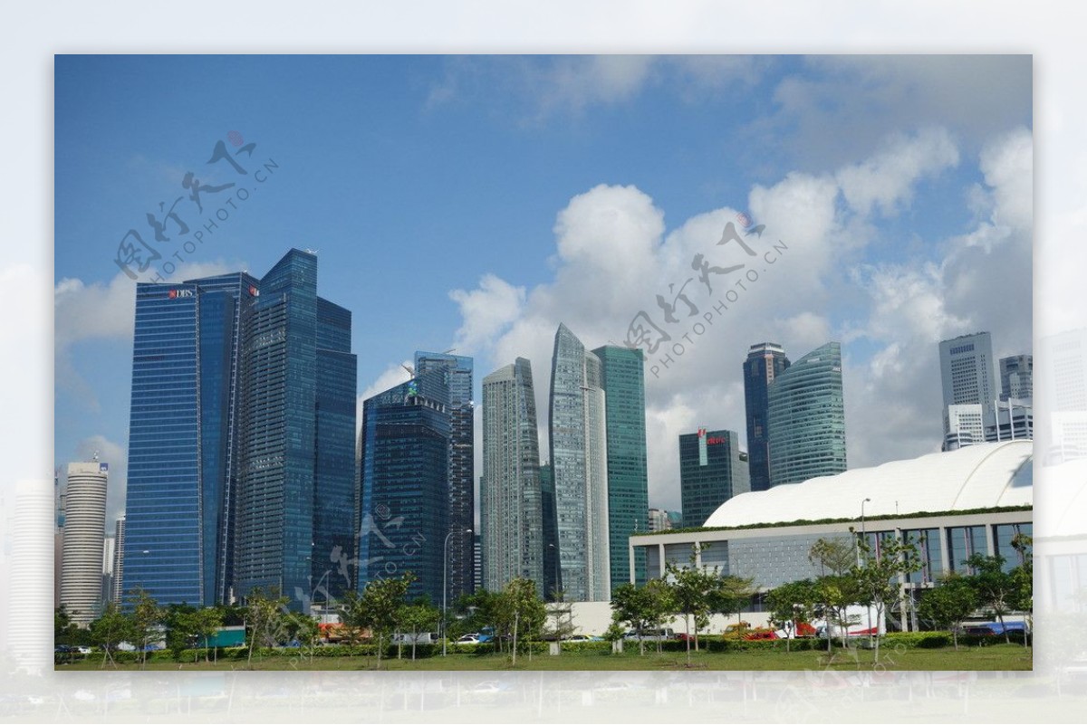 新加坡金融区图片