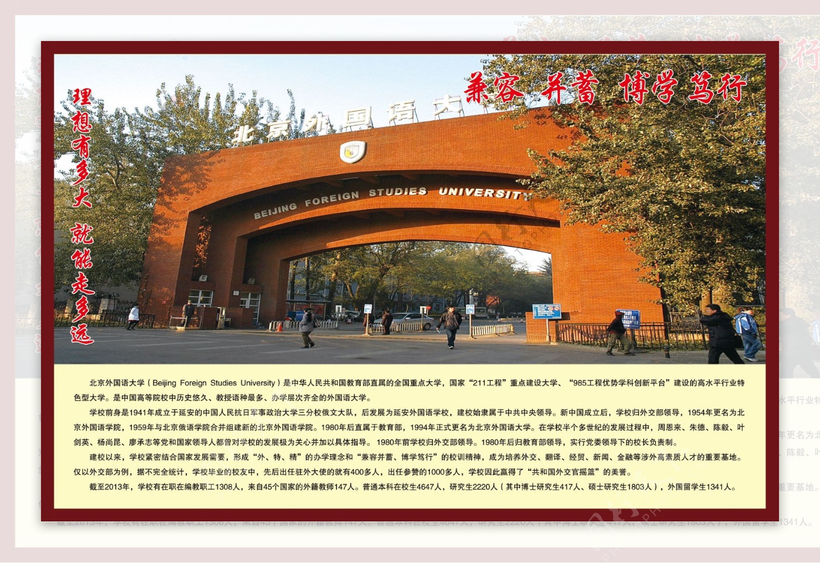 北京外国语大学图片