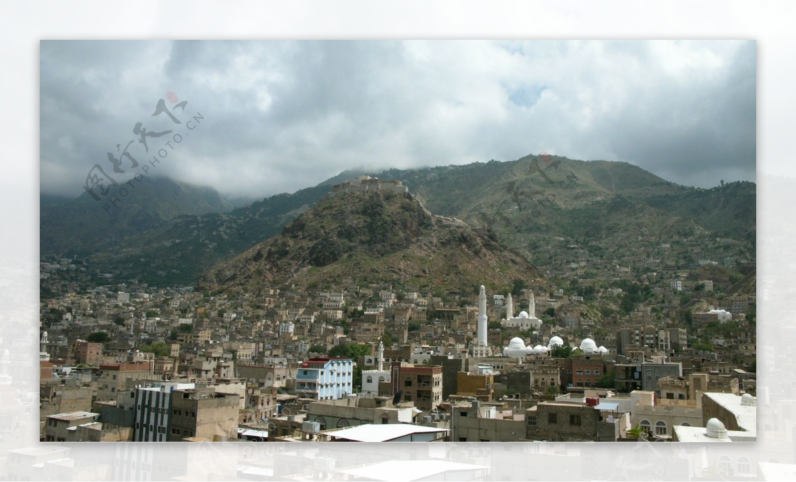 也门伊卜的城堡图片
