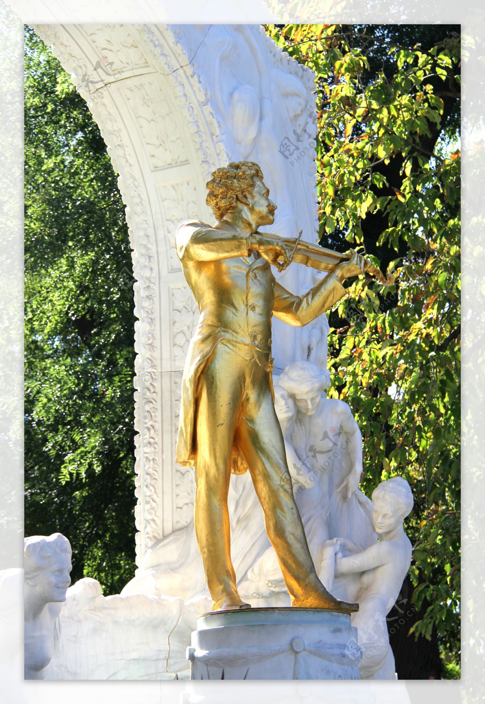 金色雕像约翰183施特劳图片