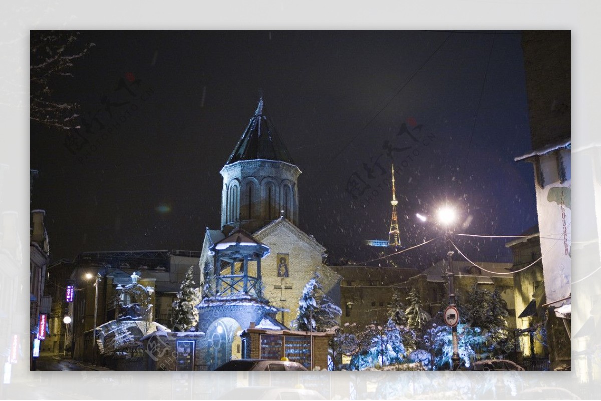 第比利斯风雪夜图片