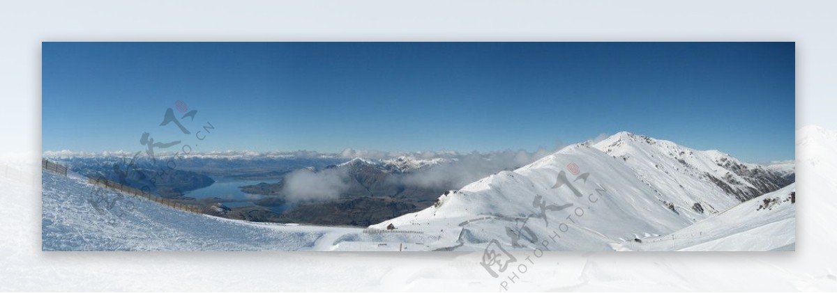 treblecone雪山美景图片