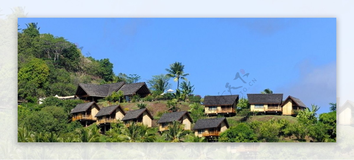 风景秀美热带度假村海景宾馆图片