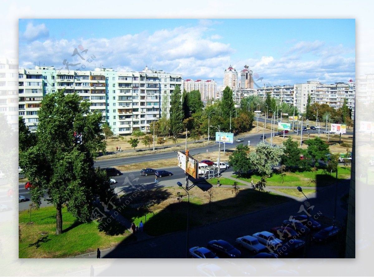 基辅街景图片
