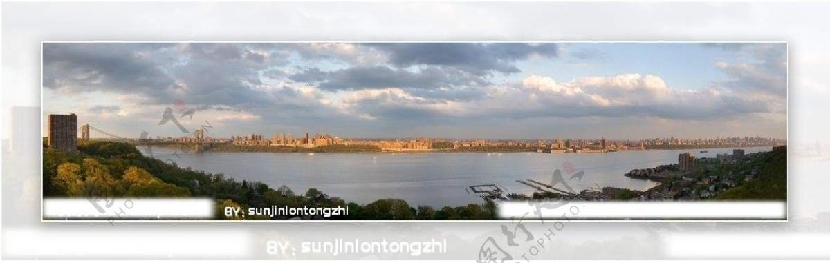 纽约东河风光图片
