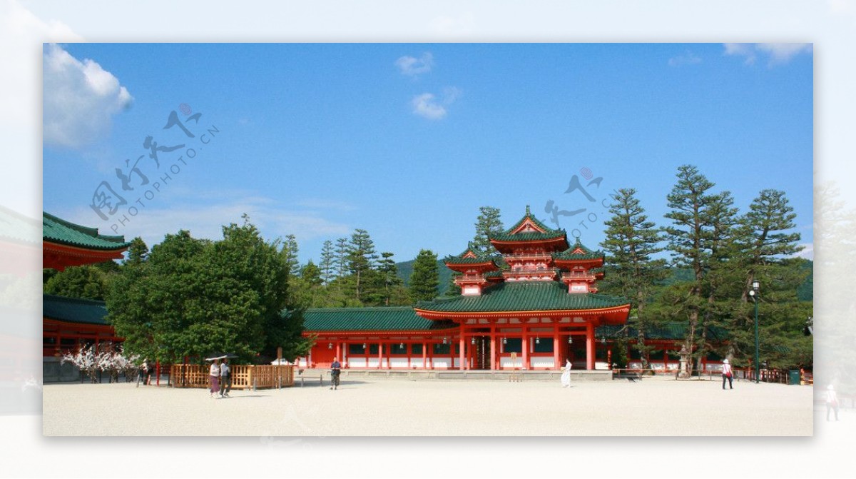 日本京都平安神宫图片