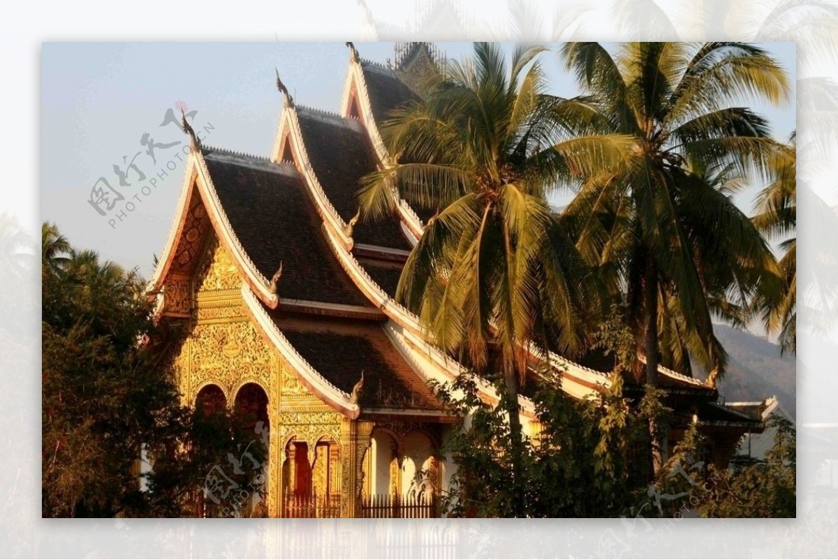 老挝朗勃拉邦皇宫图片